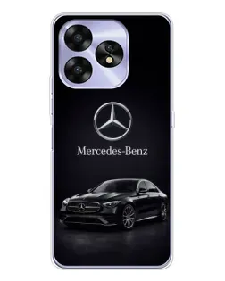 Чехол для UMIDIGI A15C с картинкой «Mercedes — решетка радиатора»