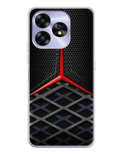 Чехол для UMIDIGI A15C с картинкой «Mercedes Carbon Grid»