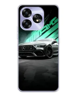 Чехол для UMIDIGI A15C с картинкой «Темный Mercedes AMG»