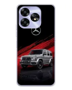 Чехол для UMIDIGI A15C с картинкой «Mercedes G-Class красный»