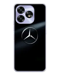 Чехол для UMIDIGI A15C с картинкой «Mercedes на металле» Чехол для UMIDIGI A15C с картинкой «Mercedes на металле»