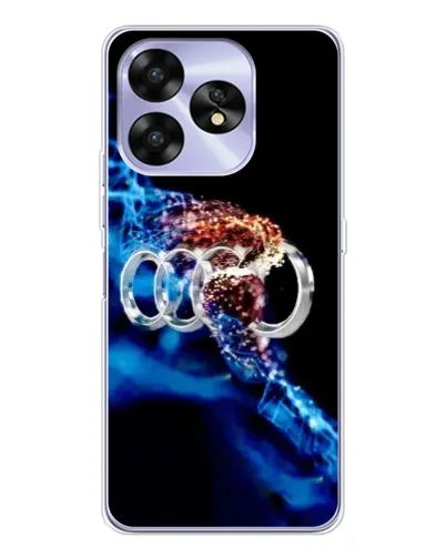 Чехол для UMIDIGI A15C с картинкой «Энергия лого Audi» Чехол для UMIDIGI A15C с картинкой «Энергия лого Audi»