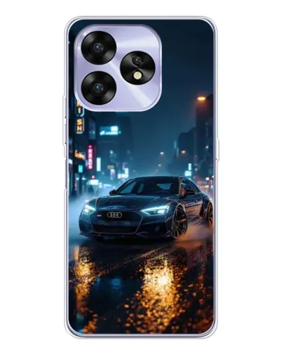 Чехол для UMIDIGI A15C с картинкой «Ночной город и Audi» Чехол для UMIDIGI A15C с картинкой «Ночной город и Audi»