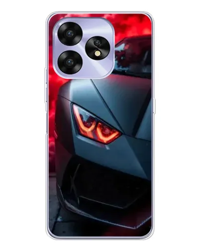 Чехол для UMIDIGI A15C с картинкой «Lamborghini красное сияние»