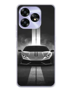Чехол для UMIDIGI A15C с картинкой «Lamborghini симметрия дорог»