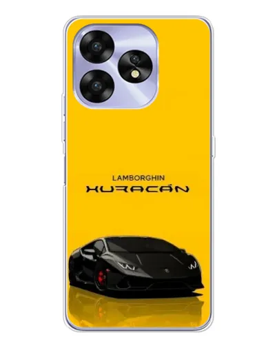Чехол для UMIDIGI A15C с картинкой «Lamborghini Huracan черный»