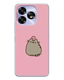 Чехол для UMIDIGI A15C с картинкой «Pusheen сердце» Чехол для UMIDIGI A15C с картинкой «Pusheen сердце»