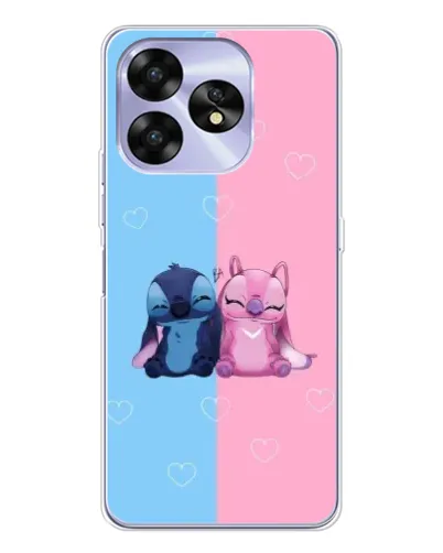 Чехол для UMIDIGI A15C с картинкой «Stitch и Angel Love» Чехол для UMIDIGI A15C с картинкой «Stitch и Angel Love»