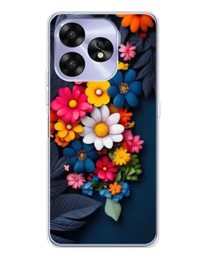Чехол для UMIDIGI A15C с картинкой «Цветочная феерия»