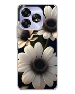 Чехол для UMIDIGI A15C с картинкой «Белые маргаритки макро» Чехол для UMIDIGI A15C с картинкой «Белые маргаритки макро»