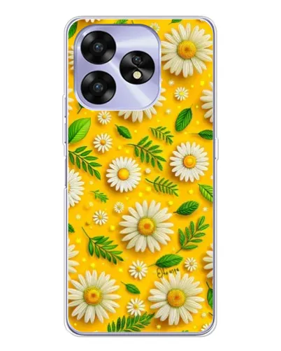 Чехол для UMIDIGI A15C с картинкой «Ромашковое солнце»