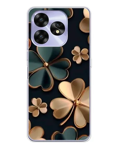 Чехол для UMIDIGI A15C с картинкой «Клевер в золоте»
