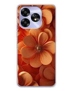 Чехол для UMIDIGI A15C с картинкой «Оранжевый макро цветок» Чехол для UMIDIGI A15C с картинкой «Оранжевый макро цветок»