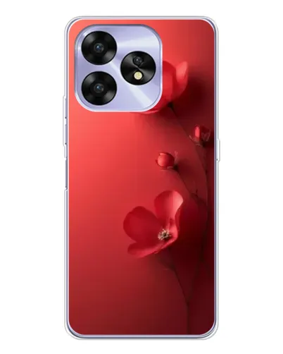Чехол для UMIDIGI A15C с картинкой «Маковые соцветия»