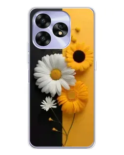 Чехол для UMIDIGI A15C с картинкой «Подсолнух и ромашка» Чехол для UMIDIGI A15C с картинкой «Подсолнух и ромашка»