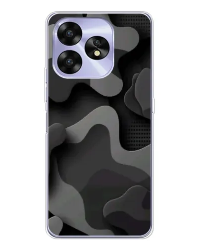 Чехол для UMIDIGI A15C с картинкой «Темный абстрактный камуфляж» Чехол для UMIDIGI A15C с картинкой «Темный абстрактный камуфляж»