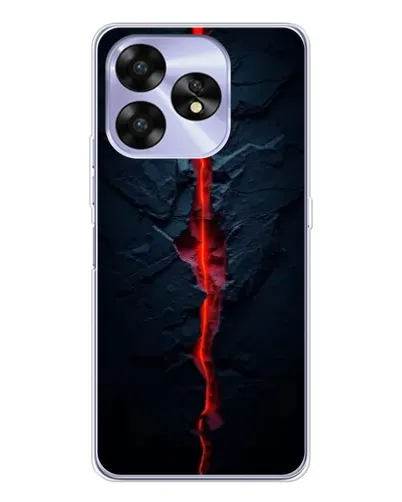 Чехол для UMIDIGI A15C с картинкой «Kрасная лавовая трещина» Чехол для UMIDIGI A15C с картинкой «Kрасная лавовая трещина»