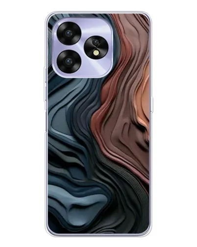 Чехол для UMIDIGI A15C с картинкой «Цветные волны каньона» Чехол для UMIDIGI A15C с картинкой «Цветные волны каньона»