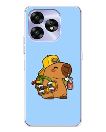 Чехол для UMIDIGI A15C с картинкой «Капибара на скейте» Чехол для UMIDIGI A15C с картинкой «Капибара на скейте»