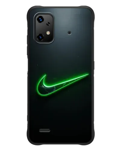 Чехол для UMIDIGI Bison X20 с картинкой «Неоновый контур Nike»