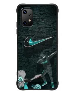 Чехол для UMIDIGI Bison X20 с картинкой «Спортивный арт Nike»