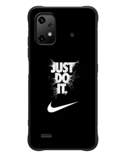 Чехол для UMIDIGI Bison X20 с картинкой «Текстовый принт Nike»