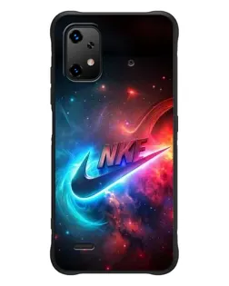Чехол для UMIDIGI Bison X20 с картинкой «Огненный логотип Nike»