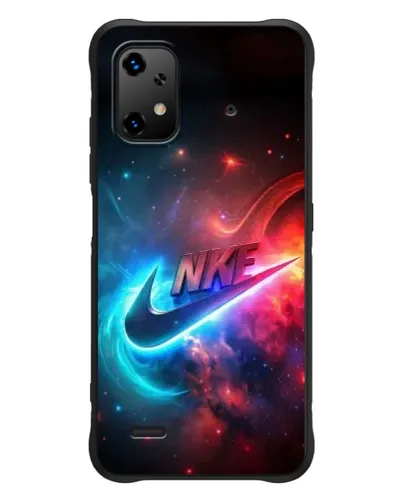 Чехол для UMIDIGI Bison X20 с картинкой «Огненный логотип Nike»
