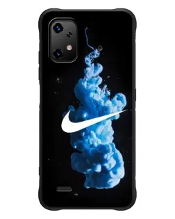 Чехол для UMIDIGI Bison X20 с картинкой «Nike и синий дым»