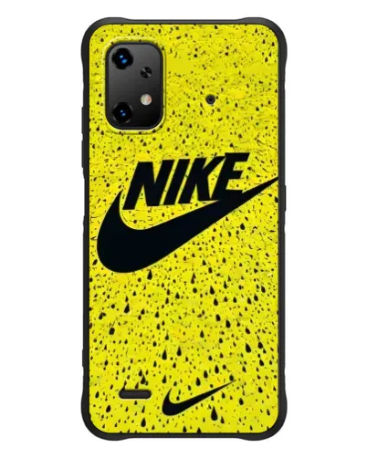 Чехол для UMIDIGI Bison X20 с картинкой «Желтый текстурный Nike»