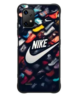 Чехол для UMIDIGI Bison X20 с картинкой «Коллекция кроссовок Nike»