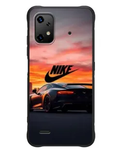 Чехол для UMIDIGI Bison X20 с картинкой «Nike и суперкар»