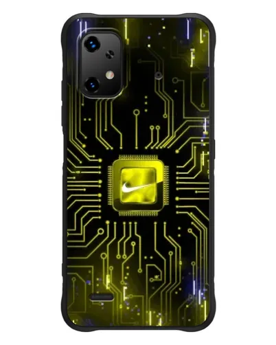 Чехол для UMIDIGI Bison X20 с картинкой «Nike — золотая искра»