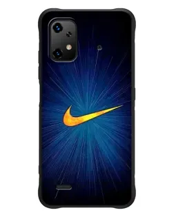Чехол для UMIDIGI Bison X20 с картинкой «Синий пульс Nike»