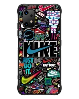 Чехол для UMIDIGI Bison X20 с картинкой «Яркий коллаж Nike»
