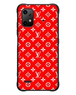 Чехол для UMIDIGI Bison X20 с картинкой «Яркий паттерн LV»