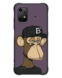 Чехол для UMIDIGI Bison X20 с картинкой «Bored Ape в кепке»