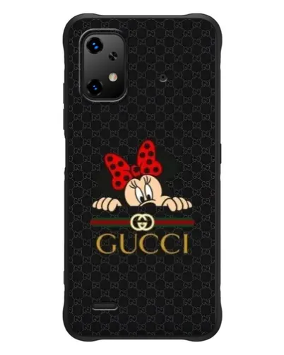 Чехол для UMIDIGI Bison X20 с картинкой «Минни Маус Gucci — черный»