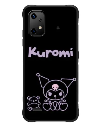 Чехол для UMIDIGI Bison X20 с картинкой «Kuromi — черный минимализм»