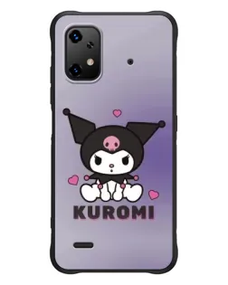 Чохол для UMIDIGI Bison X20 з картинкою «Kuromi — фіолетовий арт»