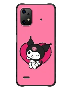 Чохол для UMIDIGI Bison X20 з картинкою «Kuromi — любов у серці»