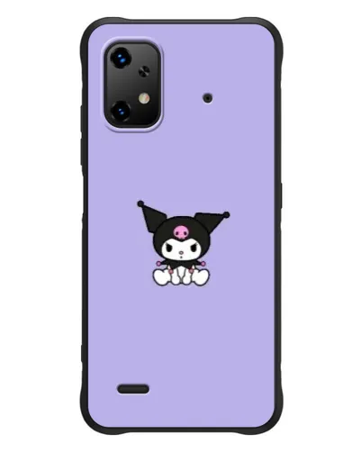 Чехол для UMIDIGI Bison X20 с картинкой «Kuromi — фиолетовый минимализм»