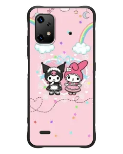 Чохол для UMIDIGI Bison X20 з картинкою «My Melody та Kuromi»