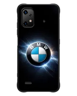 Чехол для UMIDIGI Bison X20 с картинкой «BMW — неоновое сияние»