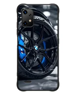Чехол для UMIDIGI Bison X20 с картинкой «Колесо BMW вблизи»