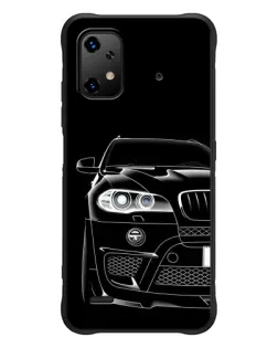Чехол для UMIDIGI Bison X20 с картинкой «Темный силуэт BMW»
