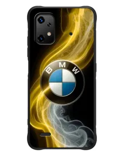 Чехол для UMIDIGI Bison X20 с картинкой «Золотистый дым BMW»