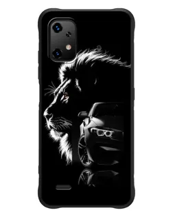 Чехол для UMIDIGI Bison X20 с картинкой «BMW и лев»