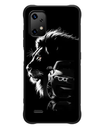 Чехол для UMIDIGI Bison X20 с картинкой «BMW и лев»