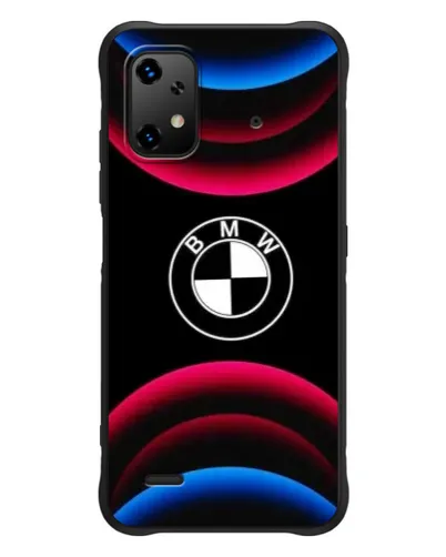 Чехол для UMIDIGI Bison X20 с картинкой «Логотип BMW и неоновые дуги»